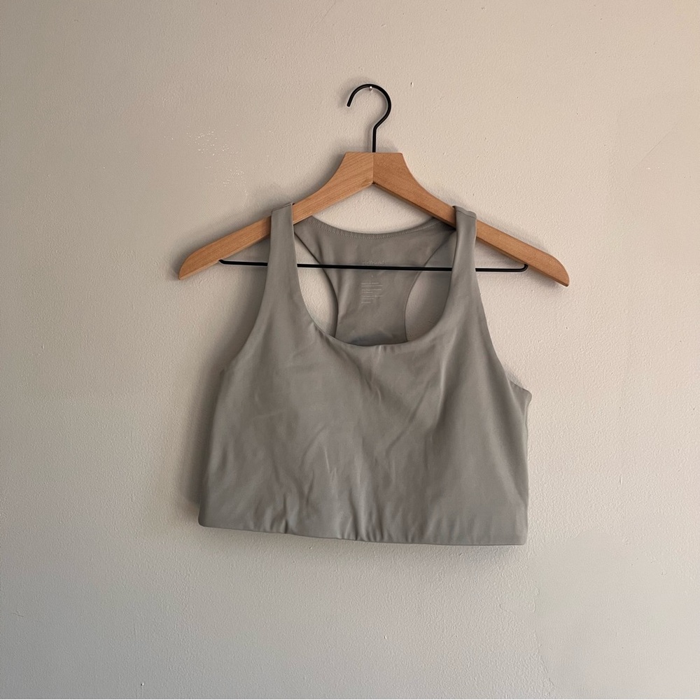Girlfriend Collective Gray Sports Bra